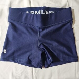 Under Armour  Spandex, women's blue shorts